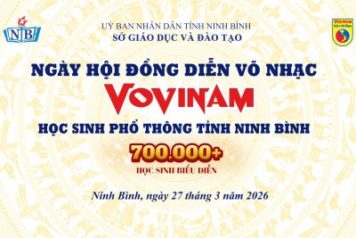 TRƯỜNG TIỂU HỌC ĐẠO LÝ, XÃ BẮC LÝ THAM GIA NGÀY HỘI VÕ NHẠC VOVINAM